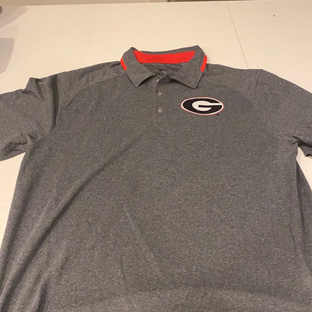 Georgia Bulldogs Nike Dri Fit Polo